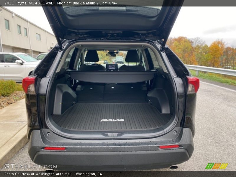 Midnight Black Metallic / Light Gray 2021 Toyota RAV4 XLE AWD