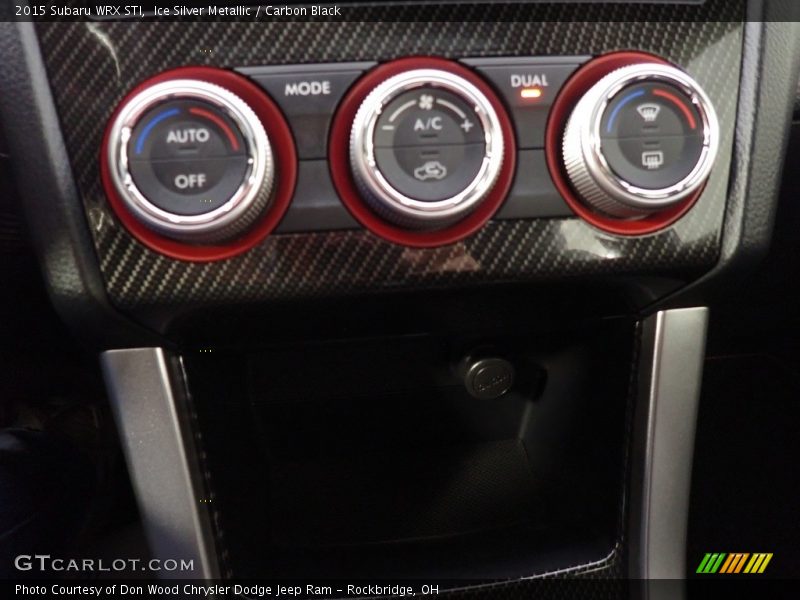 Ice Silver Metallic / Carbon Black 2015 Subaru WRX STI