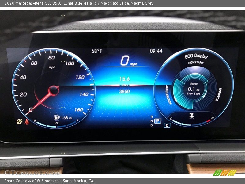 Lunar Blue Metallic / Macchiato Beige/Magma Grey 2020 Mercedes-Benz GLE 350