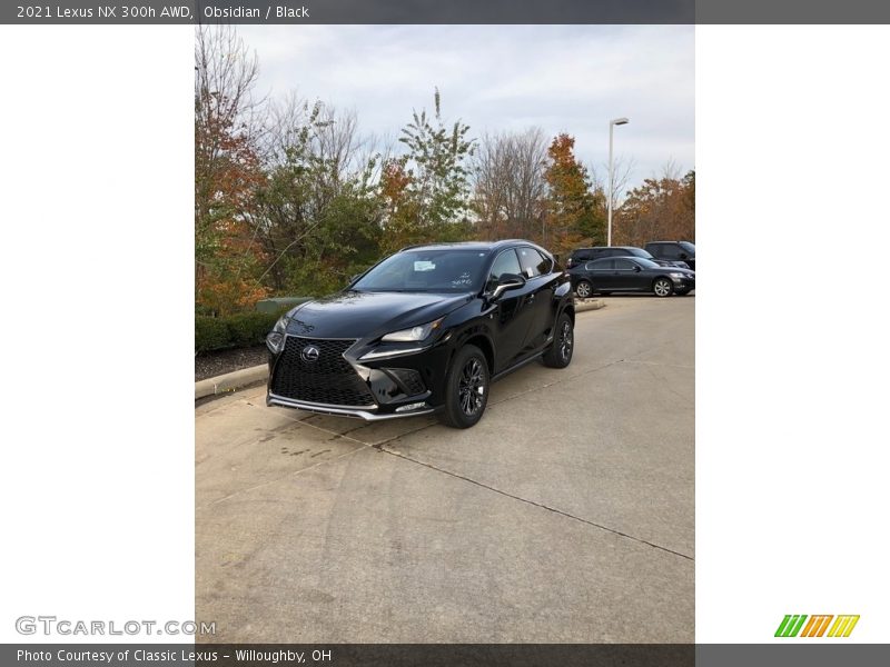 Obsidian / Black 2021 Lexus NX 300h AWD