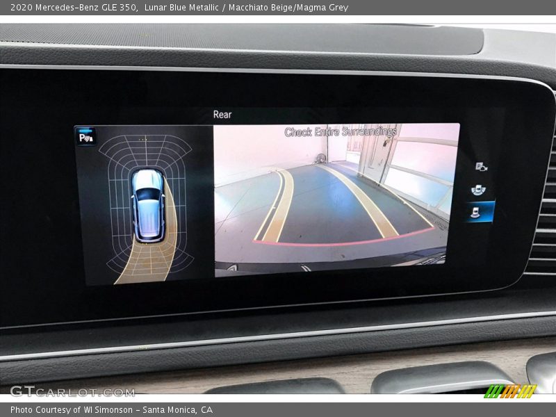 Lunar Blue Metallic / Macchiato Beige/Magma Grey 2020 Mercedes-Benz GLE 350