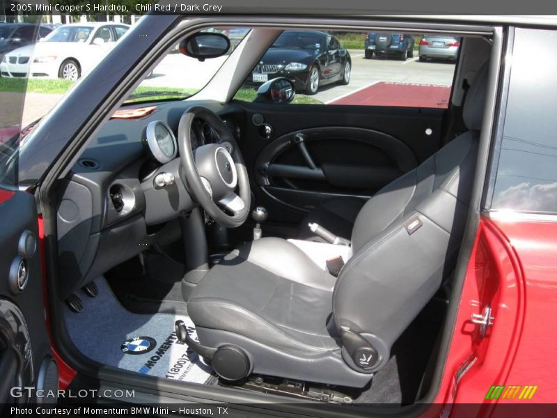 Chili Red / Dark Grey 2005 Mini Cooper S Hardtop