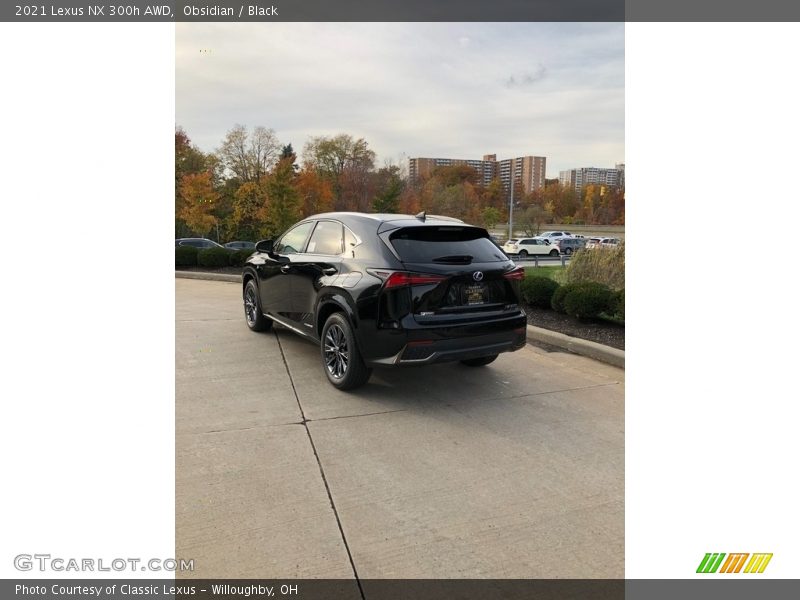 Obsidian / Black 2021 Lexus NX 300h AWD