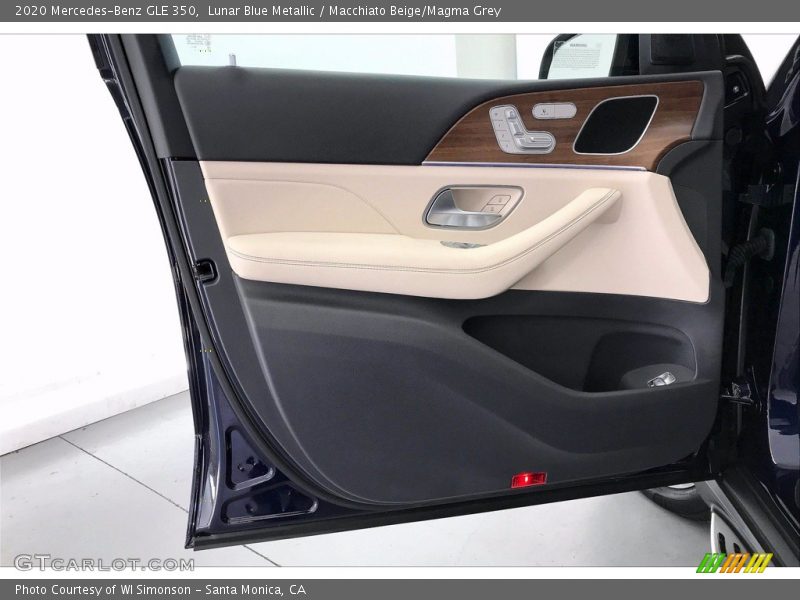 Lunar Blue Metallic / Macchiato Beige/Magma Grey 2020 Mercedes-Benz GLE 350