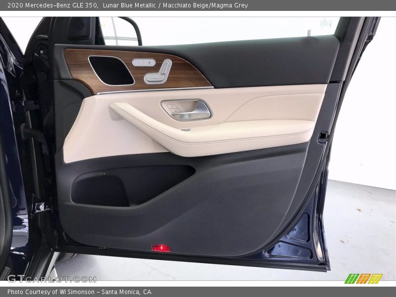Lunar Blue Metallic / Macchiato Beige/Magma Grey 2020 Mercedes-Benz GLE 350