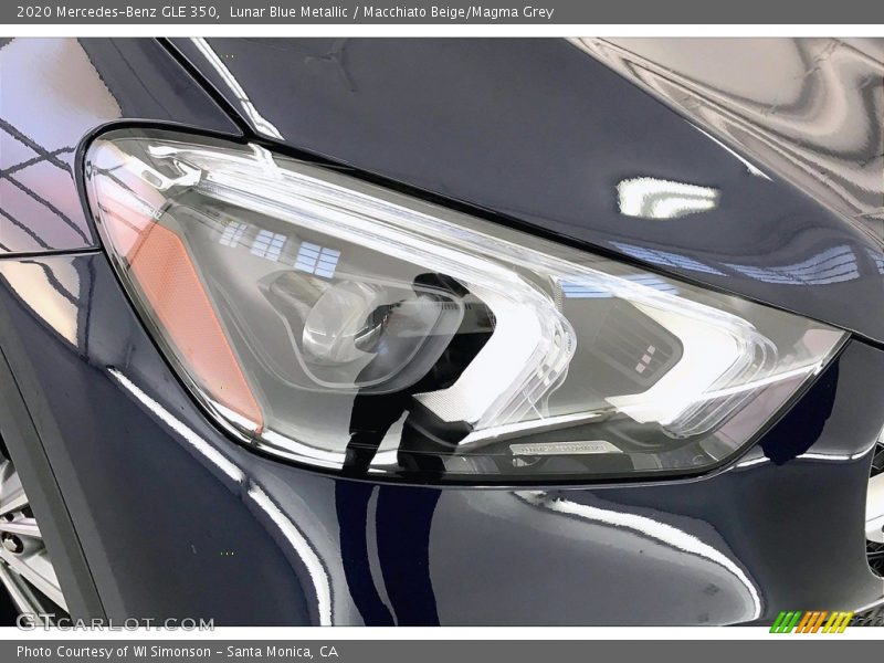 Lunar Blue Metallic / Macchiato Beige/Magma Grey 2020 Mercedes-Benz GLE 350