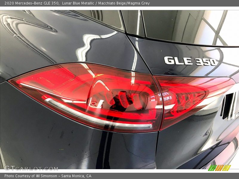 Lunar Blue Metallic / Macchiato Beige/Magma Grey 2020 Mercedes-Benz GLE 350
