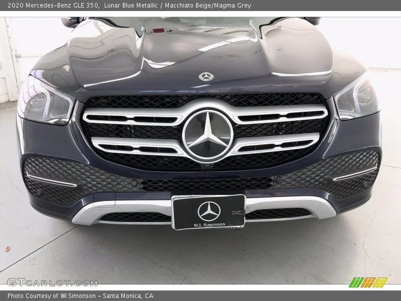 Lunar Blue Metallic / Macchiato Beige/Magma Grey 2020 Mercedes-Benz GLE 350