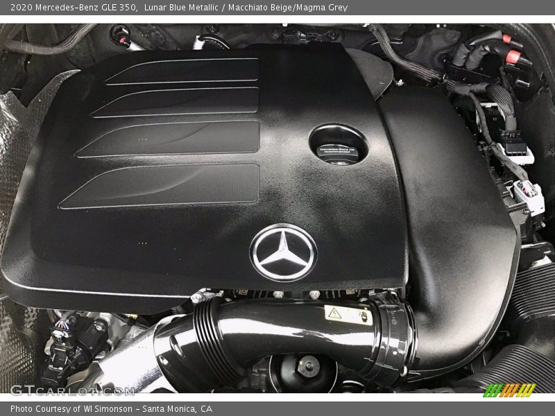 Lunar Blue Metallic / Macchiato Beige/Magma Grey 2020 Mercedes-Benz GLE 350
