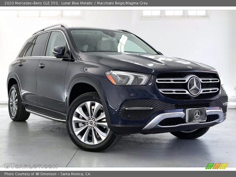 Front 3/4 View of 2020 GLE 350