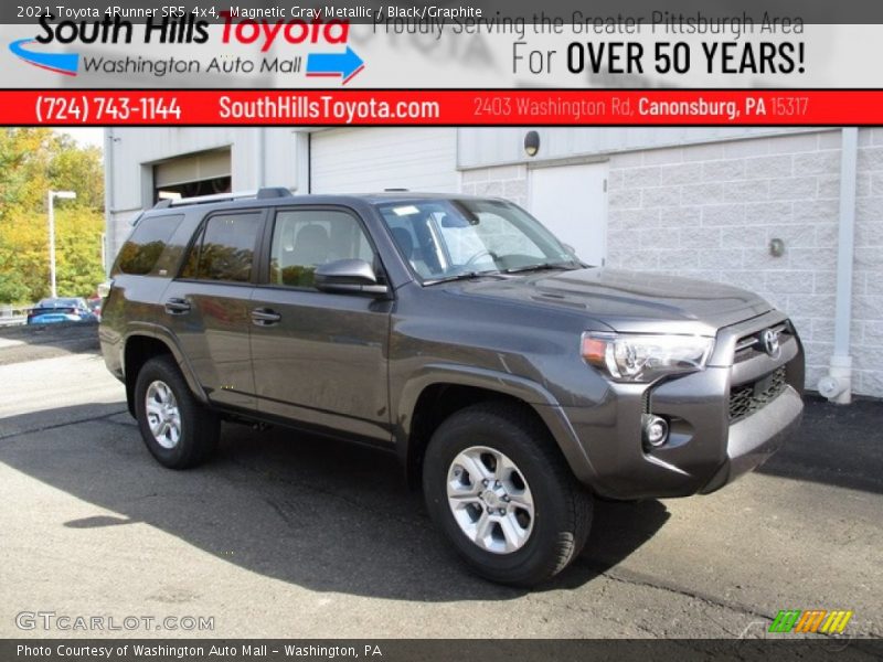 Magnetic Gray Metallic / Black/Graphite 2021 Toyota 4Runner SR5 4x4