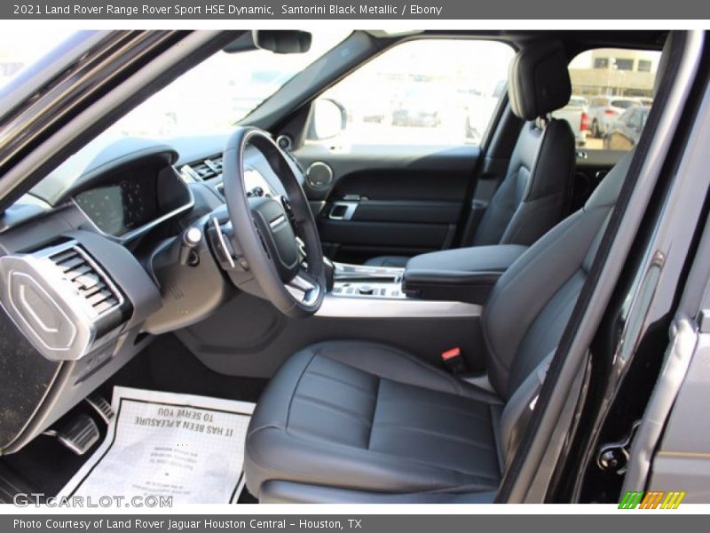 Front Seat of 2021 Range Rover Sport HSE Dynamic