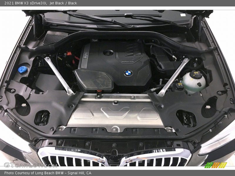 Jet Black / Black 2021 BMW X3 sDrive30i
