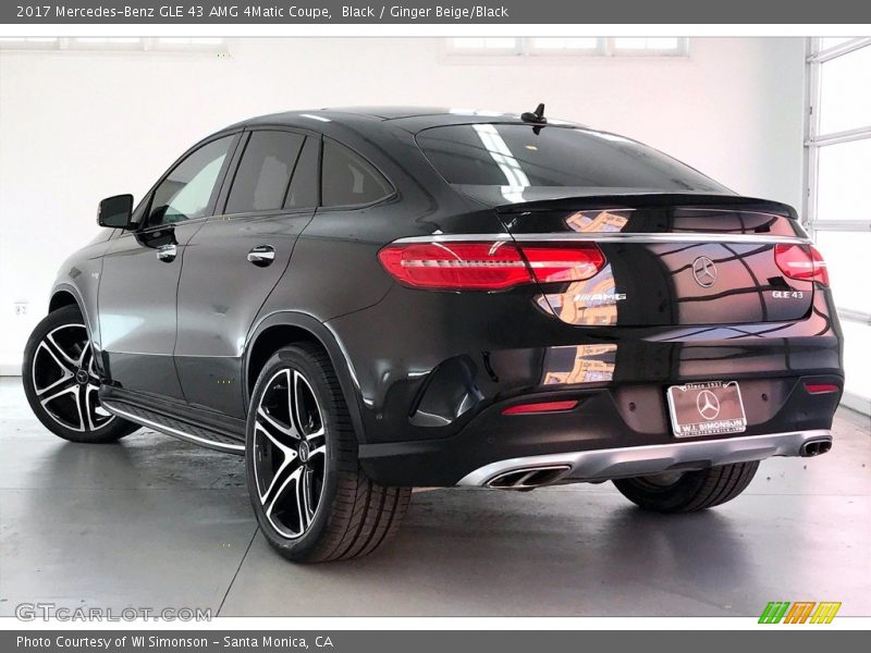 Black / Ginger Beige/Black 2017 Mercedes-Benz GLE 43 AMG 4Matic Coupe