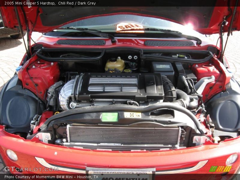 Chili Red / Dark Grey 2005 Mini Cooper S Hardtop