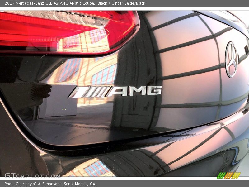 Black / Ginger Beige/Black 2017 Mercedes-Benz GLE 43 AMG 4Matic Coupe