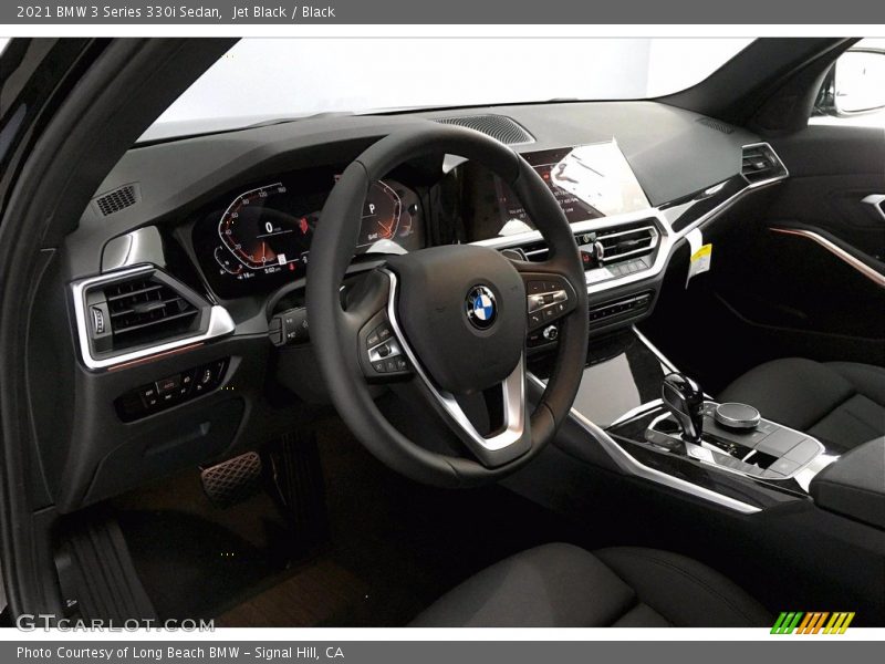 Jet Black / Black 2021 BMW 3 Series 330i Sedan
