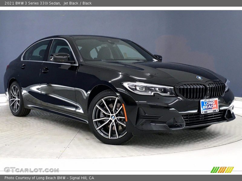 Jet Black / Black 2021 BMW 3 Series 330i Sedan