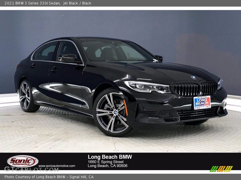 Jet Black / Black 2021 BMW 3 Series 330i Sedan