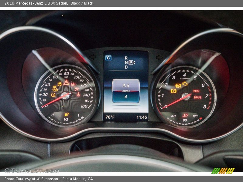 Black / Black 2018 Mercedes-Benz C 300 Sedan