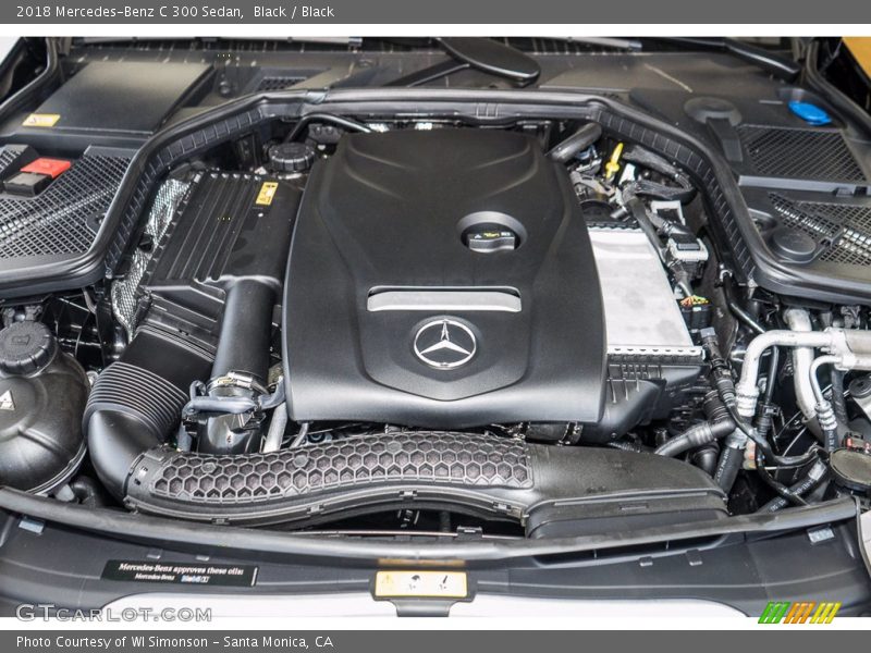 Black / Black 2018 Mercedes-Benz C 300 Sedan