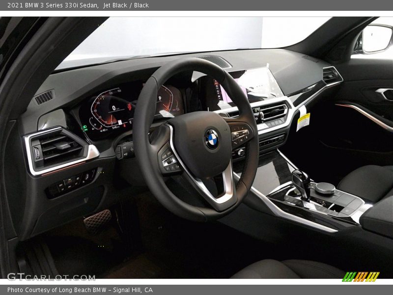 Jet Black / Black 2021 BMW 3 Series 330i Sedan