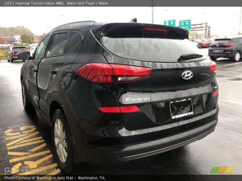 Black Noir Pearl / Black 2021 Hyundai Tucson Value AWD