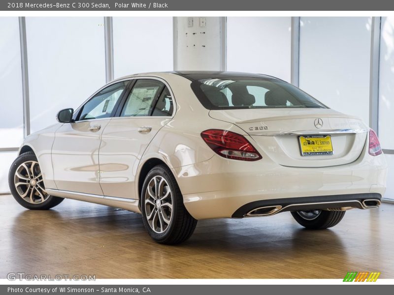 Polar White / Black 2018 Mercedes-Benz C 300 Sedan