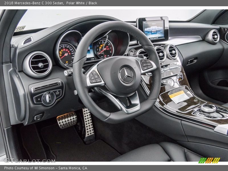 Polar White / Black 2018 Mercedes-Benz C 300 Sedan