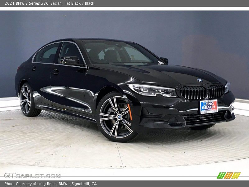 Jet Black / Black 2021 BMW 3 Series 330i Sedan