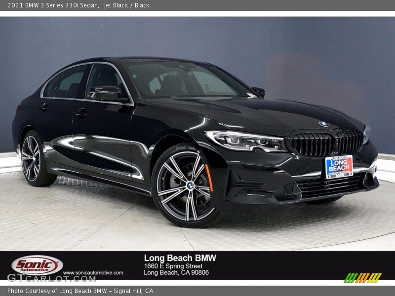 Jet Black / Black 2021 BMW 3 Series 330i Sedan