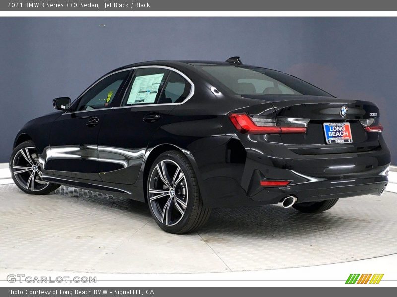 Jet Black / Black 2021 BMW 3 Series 330i Sedan