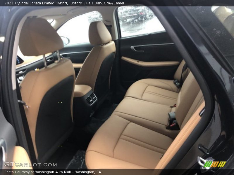 Oxford Blue / Dark Gray/Camel 2021 Hyundai Sonata Limited Hybrid