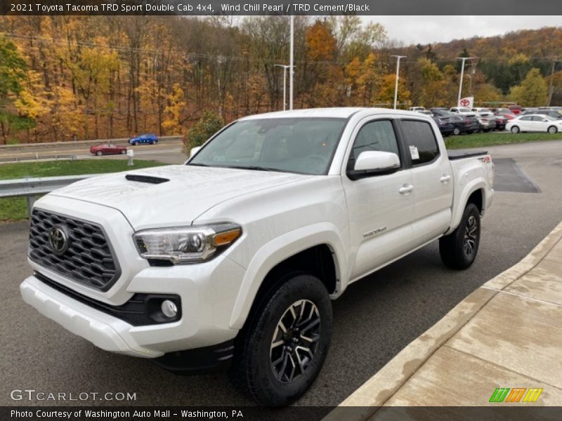 Wind Chill Pearl / TRD Cement/Black 2021 Toyota Tacoma TRD Sport Double Cab 4x4