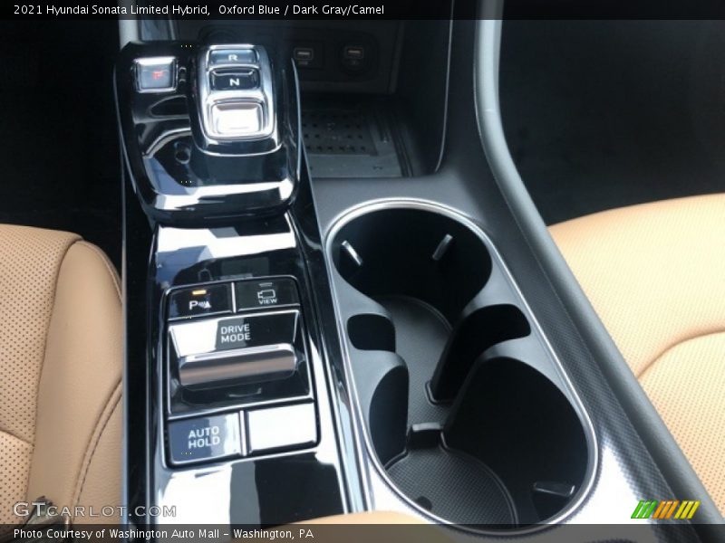 Oxford Blue / Dark Gray/Camel 2021 Hyundai Sonata Limited Hybrid