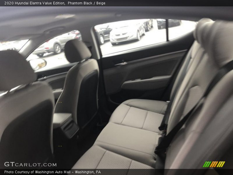 Phantom Black / Beige 2020 Hyundai Elantra Value Edition