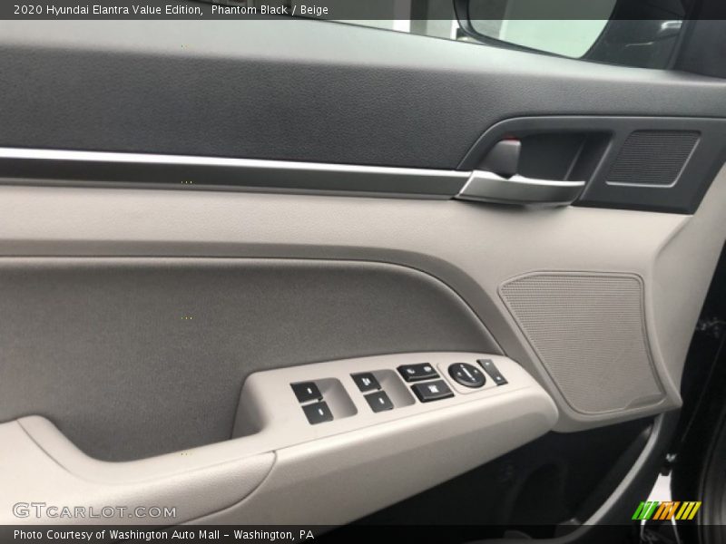 Phantom Black / Beige 2020 Hyundai Elantra Value Edition