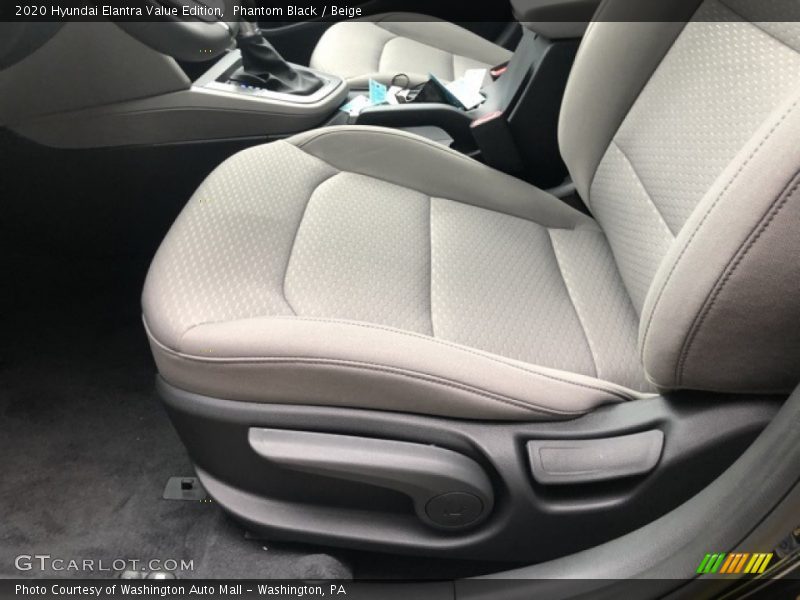 Phantom Black / Beige 2020 Hyundai Elantra Value Edition