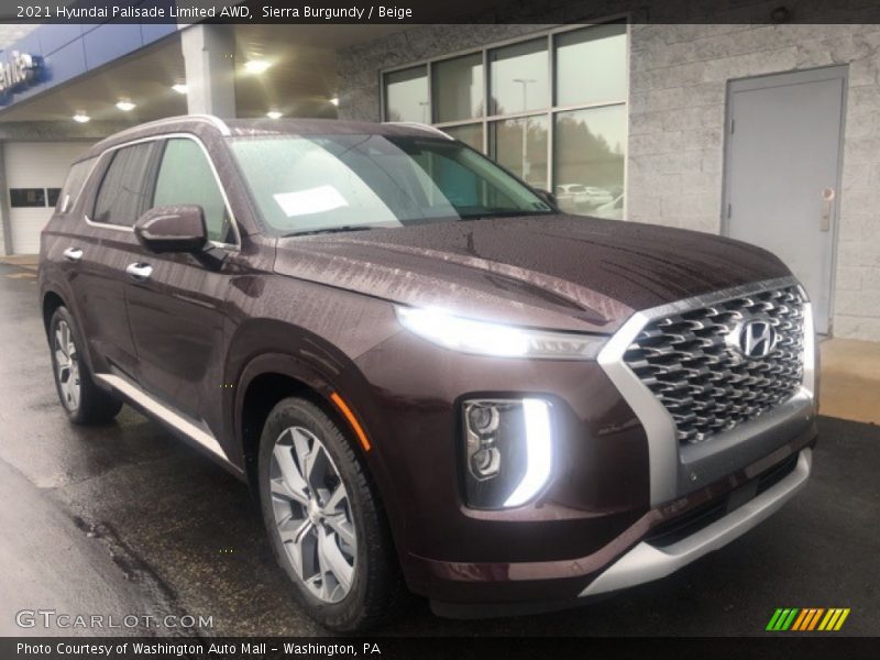 Front 3/4 View of 2021 Palisade Limited AWD