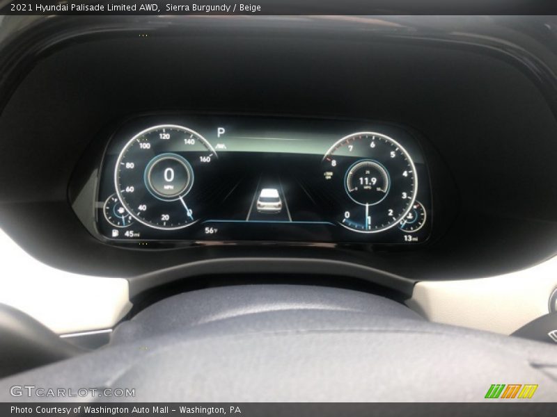  2021 Palisade Limited AWD Limited AWD Gauges