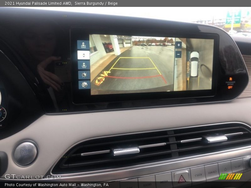 Sierra Burgundy / Beige 2021 Hyundai Palisade Limited AWD