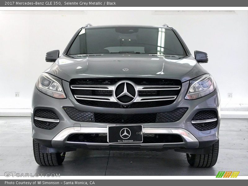 Selenite Grey Metallic / Black 2017 Mercedes-Benz GLE 350