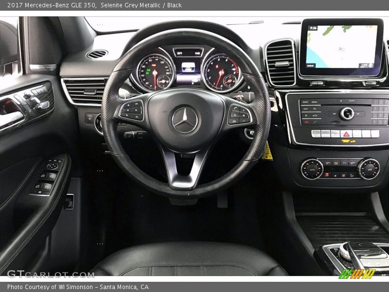 Selenite Grey Metallic / Black 2017 Mercedes-Benz GLE 350