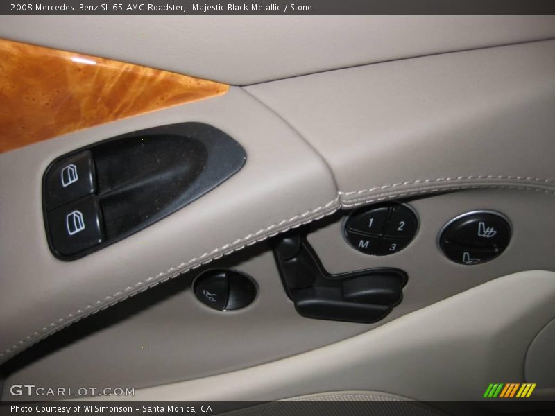 Majestic Black Metallic / Stone 2008 Mercedes-Benz SL 65 AMG Roadster