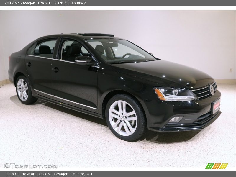 Black / Titan Black 2017 Volkswagen Jetta SEL