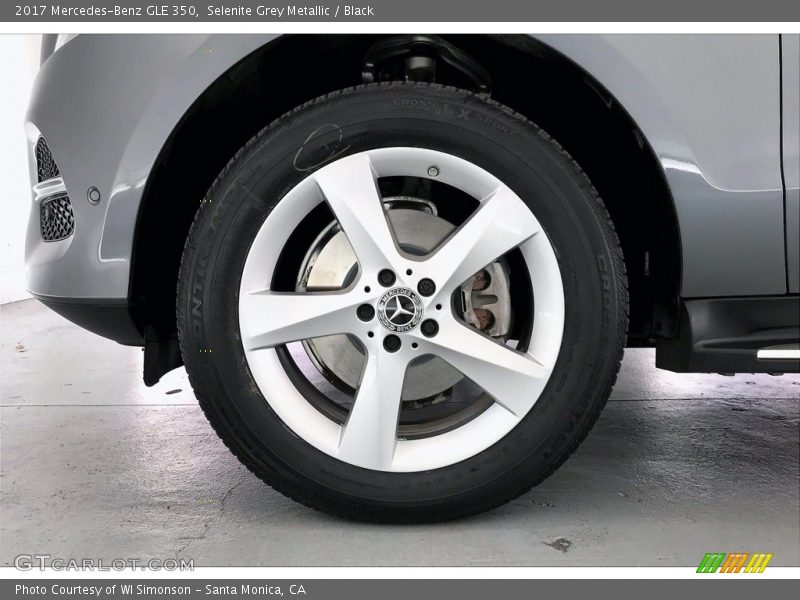 Selenite Grey Metallic / Black 2017 Mercedes-Benz GLE 350