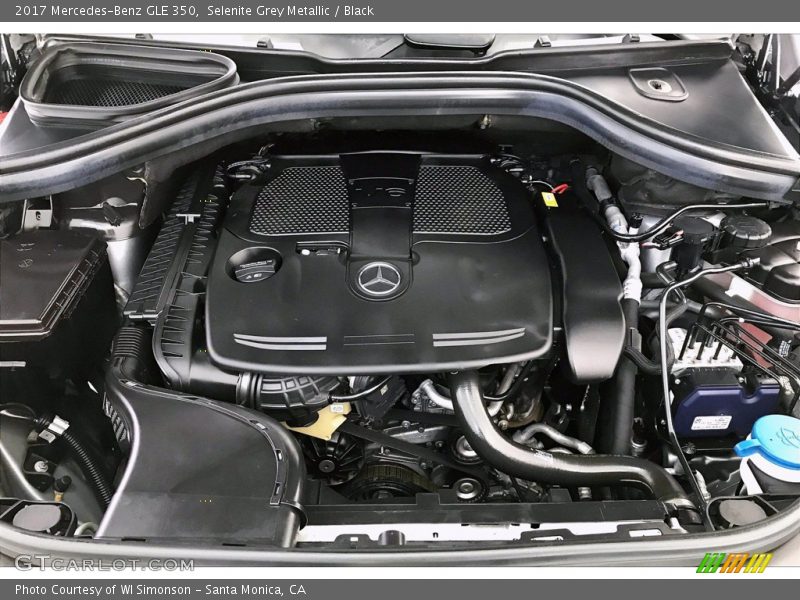 Selenite Grey Metallic / Black 2017 Mercedes-Benz GLE 350