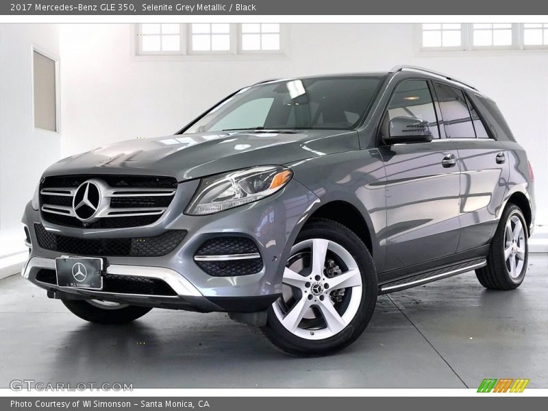 Selenite Grey Metallic / Black 2017 Mercedes-Benz GLE 350