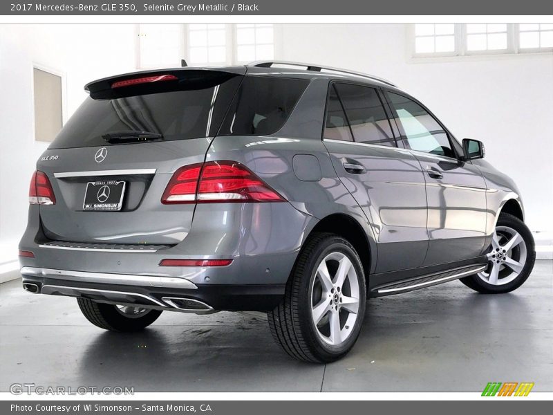 Selenite Grey Metallic / Black 2017 Mercedes-Benz GLE 350