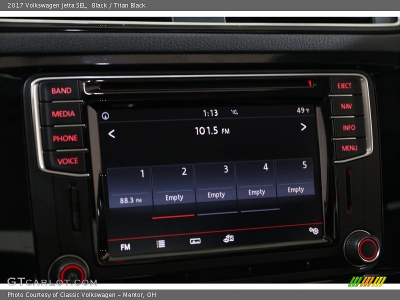 Black / Titan Black 2017 Volkswagen Jetta SEL